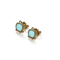 Orecchini Chantecler Donna Anima 70 in Oro giallo Turchese 37033 - 37033